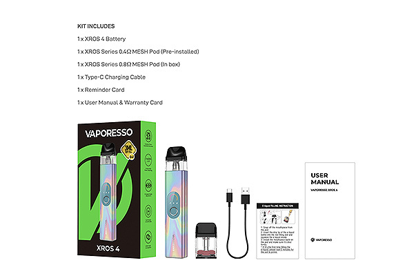 Vaporesso 4 Vape Kit Contents